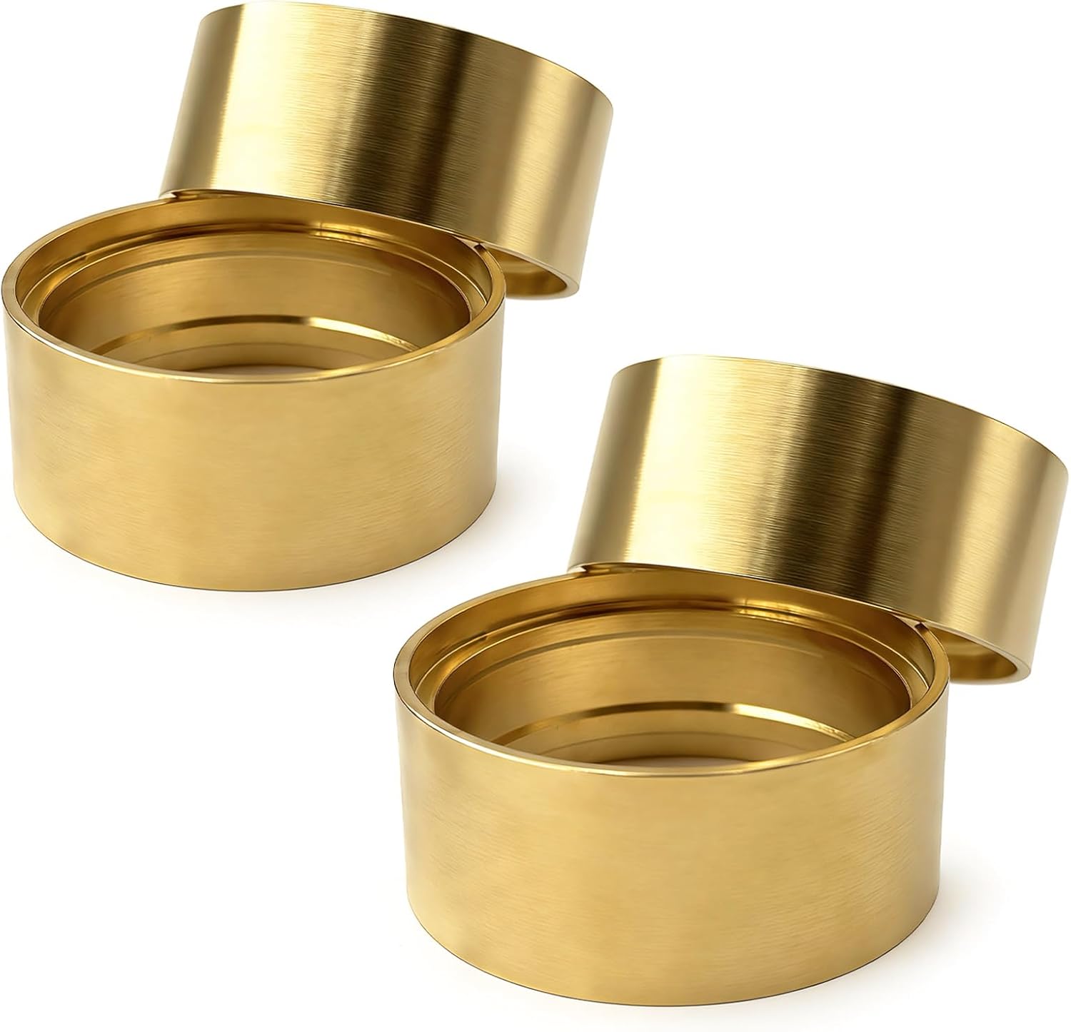 1.9 Inch Brass Wheel Weight Internal Beadlock Clamp Ring for 1/10 RC Crawler Wheels, 4PCS