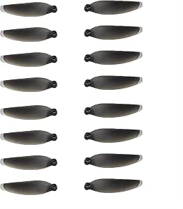 QUARKZMAN Eliche per Rc X8Se, 2 Pale, 21,5 Cm di Diametro, in Plastica Bianca e Rossa, Pieghevoli e a Basso Rumore, per Aerei Rc Fai-da-Te, Droni e Aeromobili, 4 Set