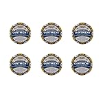 Rawleigh Medicated Ointment: 4.5 oz Blue Tin, Topical Chest Rub for Cold, Nasal Congestion, Minor Aches and Pain, with Camphor, Menthol & Eucalyptus, Non-Greasy Formula - Pack of 6