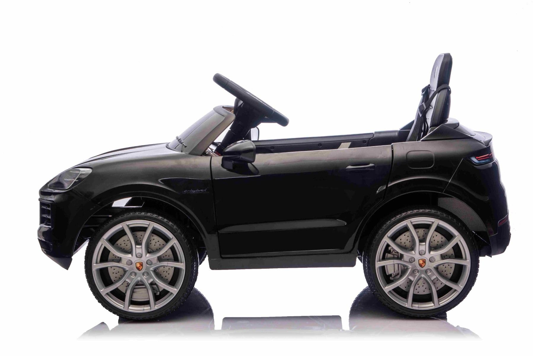 Porsche Cayenne dziecięcy samochód elektryczny 12 V, licencja – pojedyncze siedzenie elektryczne z baterią litową, zawieszenie, silniki 2 x 25 W, pilot zdalnego sterowania 2,4 GHz, MP3