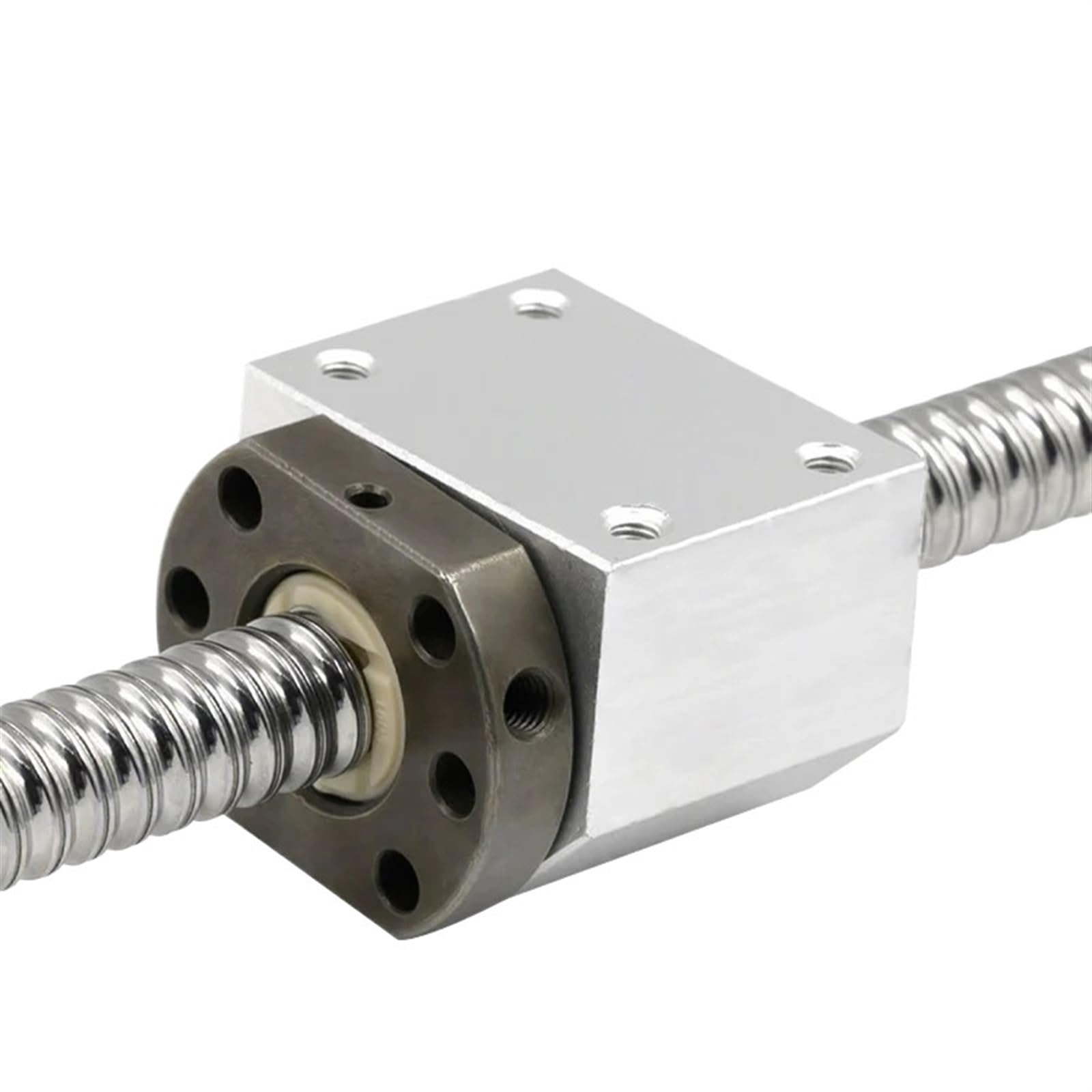 Metal Ball Screw nut SFU1604 Ball Screw Length 150-550mm Nut Seat Plus BKBF12 Support Seat Ball Screw Set(200mm)