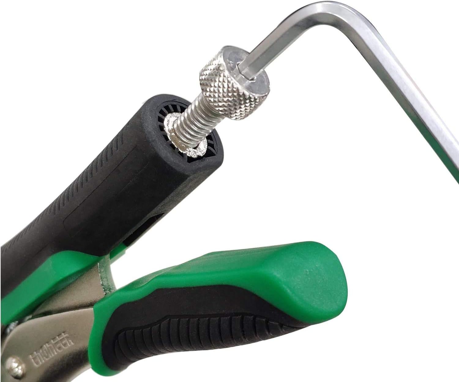 ENGINEER 6" Screw Removal Long Nose Locking Pliers PZ-66. Secure Hold, Quick Release. Grip & Remove Stripped Screws.