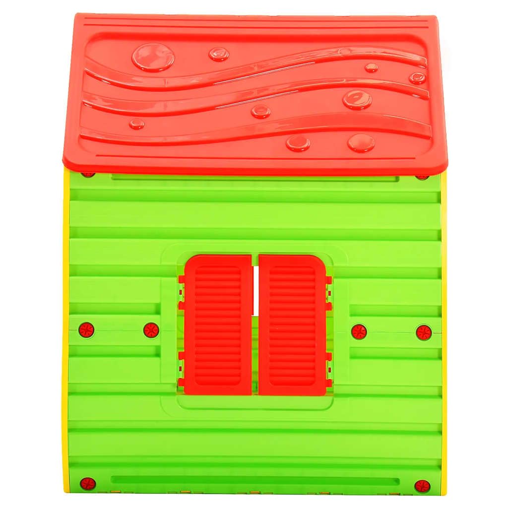 PP Spielhaus 102x90x109 cm | Leicht, UV-bestaendig, mit Briefschlitz, fuer Drinnen und Draussen