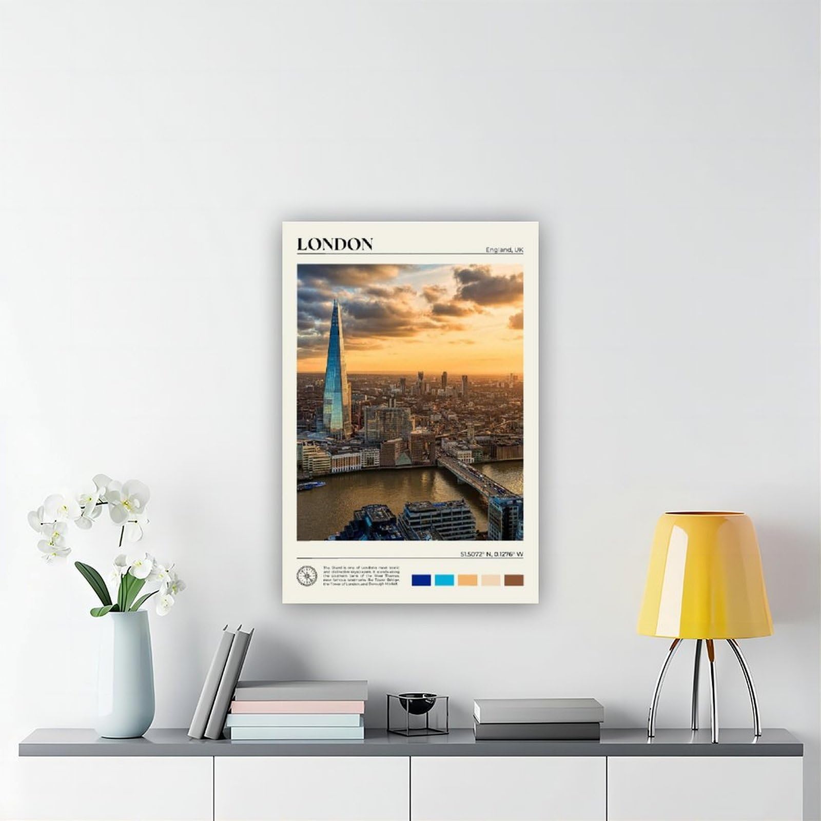 Kunstdruck auf Leinwand, echtes Foto, Poster für Schlafzimmer, Büro, Schlafzimmer, Geschenk, 61 cm L x 91,4 cm W