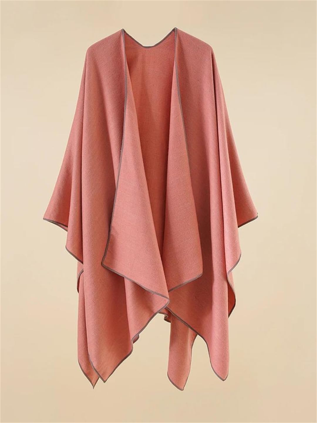 Disimlarl Sciarpa semplice da donna, poncho, scialli, scialli, cardigan casual