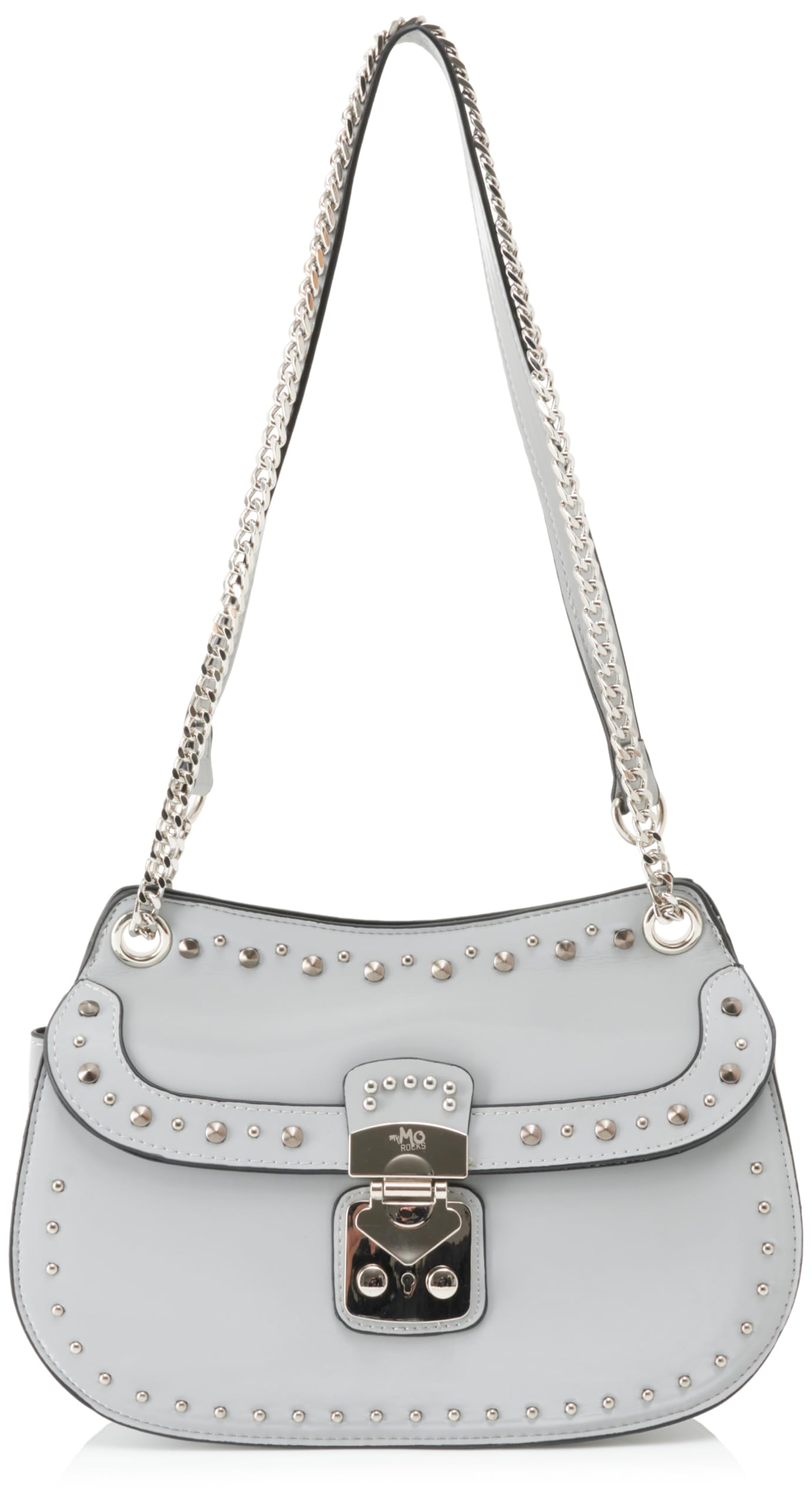 speedlight Women's Studded Shoulder Bag, Gray, One Size