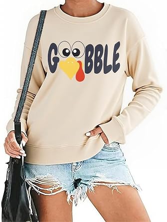 RETSUGO Womens Merry Christmas Sweatshirt Funny Christmas Tree Truck Graphic Pullover Casual Blouse Tops