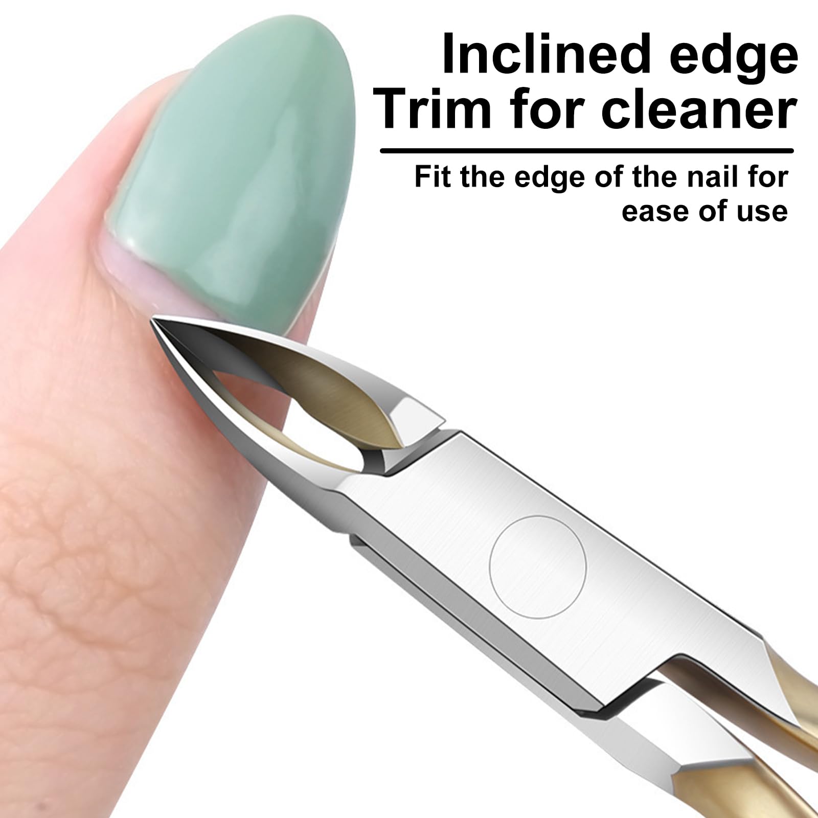 Ergonomic Dead Cuticle Trimmer Toenail Clippers Toenails Cutter Toe Tools Easy to Use Travel Friendly