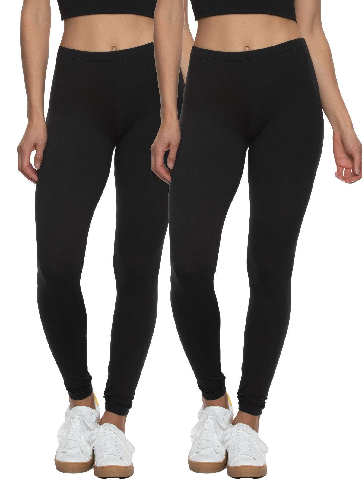 FelinaVelvety Super Soft Lightweight Leggings Multi-Pack - for Women - Yoga Pants, Workout Clothes
