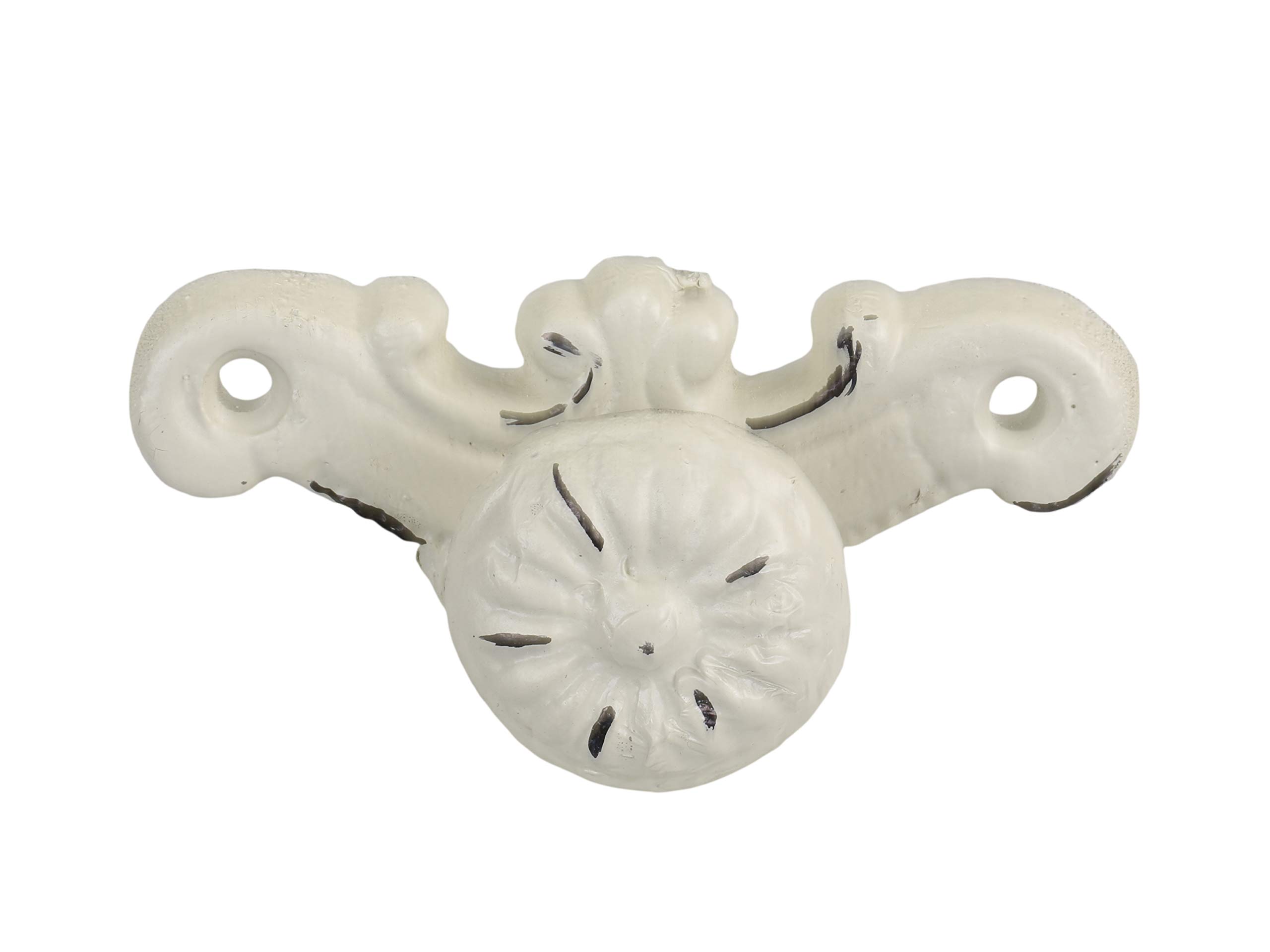 Poignée De Meuble En Fer Vieilli Chic Antique 64605-25 - Style Shabby Chic, Dimensions 11x4x3 Cm - Pour Commode, Armoire - 10