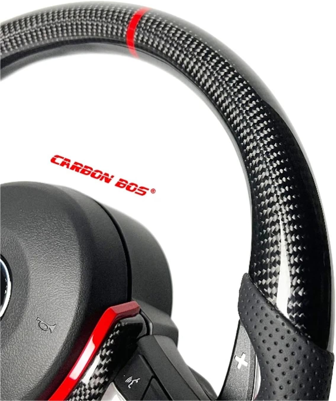 Carbon fiber Steering Wheel Compatible with BMW 12345678 M Series(Accessories fee)