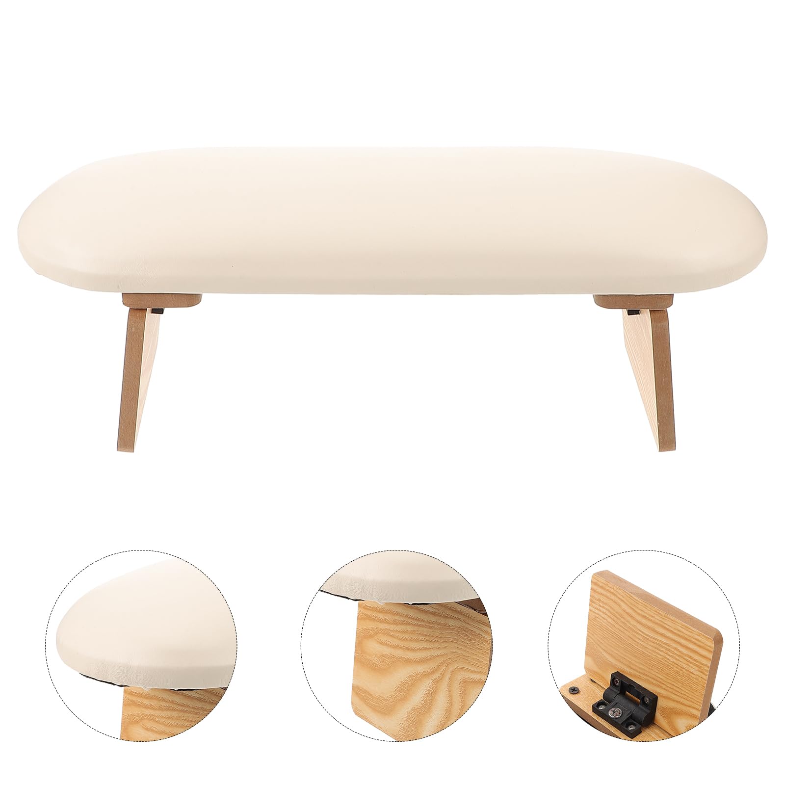 Healvian Repose Main Ongle Prothésiste Ongulaire Pliable Support De Bras Pour Manucure 15.35 X 5.51 X 4.72 Pouces Pour Salon Et Usage Domestique Nail Art