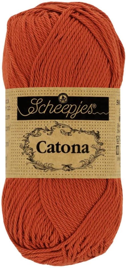 Scheepjes - Scheepjes Catona 388 Rust Yarn - 1x50g