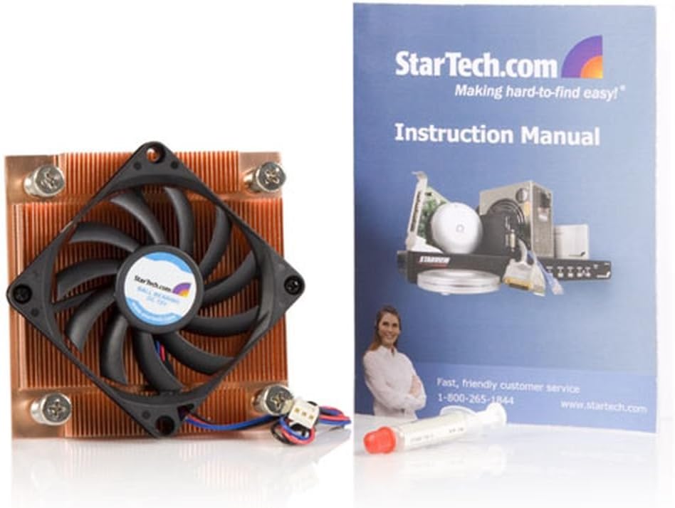 StarTech.com 1U Low Profile 70mm Socket 775 CPU Cooler Fan with Heatsink and TX3 CPU Cooler thumbnail 2