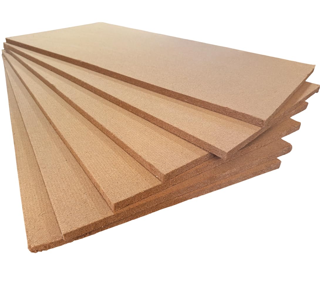 FUTURAZeta - Pannelli In Fibra Di Legno Naturali Isolamento termico ed acustico per interni ed esterni, 120x60 cm, per Tetti Facciate Pareti Solai (Spess. 2 cm, 15)