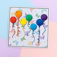 Vista 39 de Troqueles para álbumes de recortes, troqueles de corte de metal de cumpleaños para hacer tarjetas, plantilla de papel para manualidades, plantillas