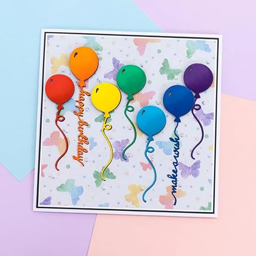 Miniatura 39 de Troqueles para álbumes de recortes, troqueles de corte de metal de cumpleaños para hacer tarjetas, plantilla de papel para manualidades, plantillas