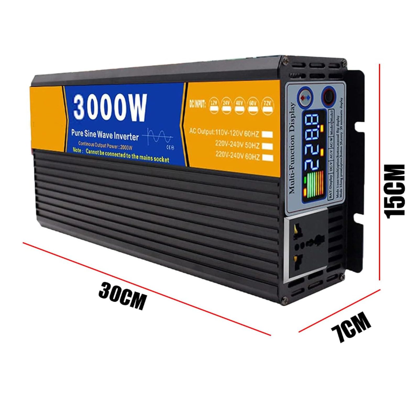1500W Czysta Sinusoida Hybrydowy Inwerter Solarny