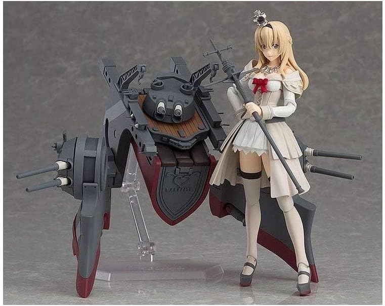 Max Factory Kancolle: Warspite Figma Action Figure, Brown, Beige, Grey, 6 inches