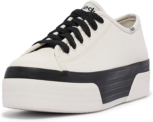 Amazon.com | Keds Women's Triple Up Leather Sneaker, Off
