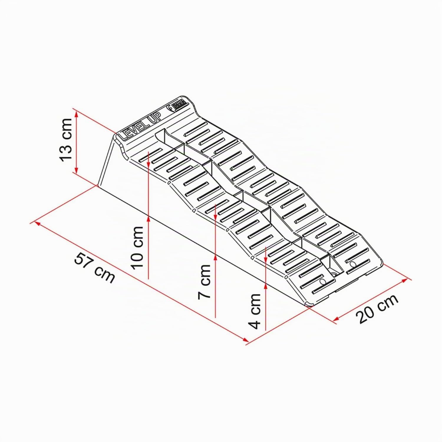 Cunei Livellatori Level Up Fiamma Resistenti Stabilizzatori Camper