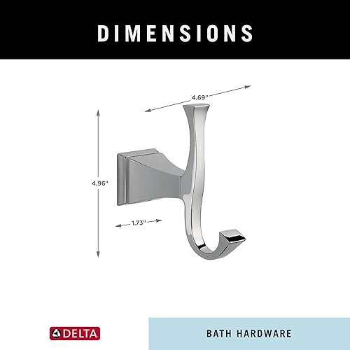 Miniatura 22 de DELTA FAUCET 75135-CZ Dryden - Gancho para toallas montado en la pared en bronce champán Champagne bronce,Inoxidable,Cromado,Spotshield Venetian