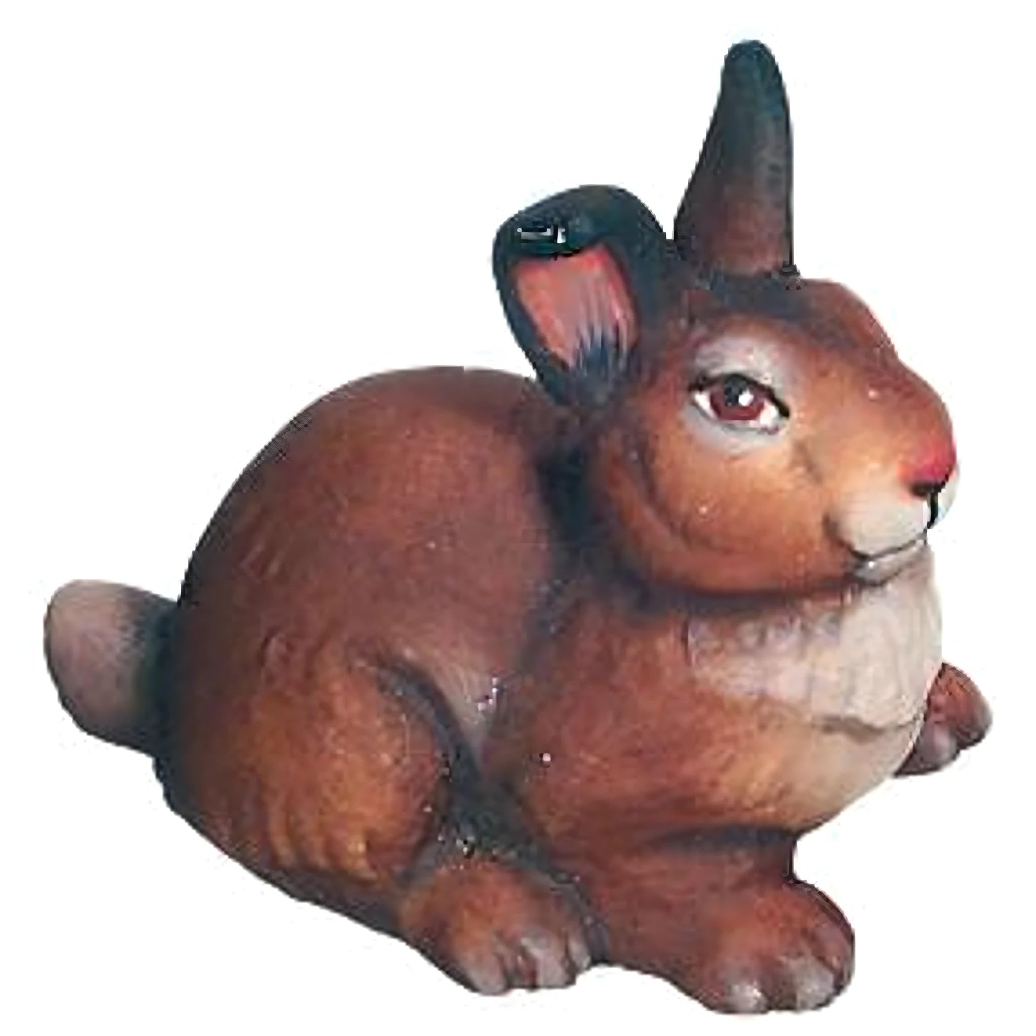 Wooden Rabbit Figure for Nativity Scene - Colored by Dolfi