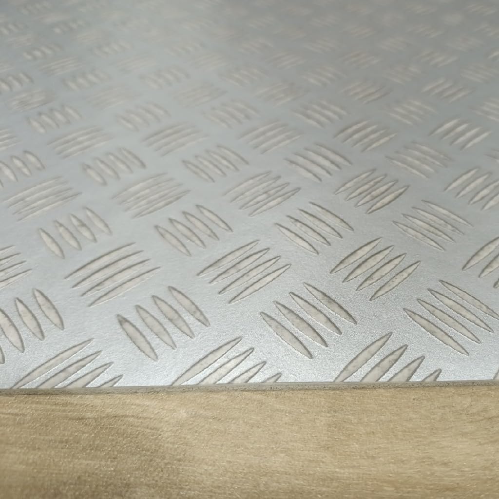 Chapa – Alfombra Vinílica de Diseño Industrial, Fácil de Limpiar para Ambientes Modernos (65x450 cm)