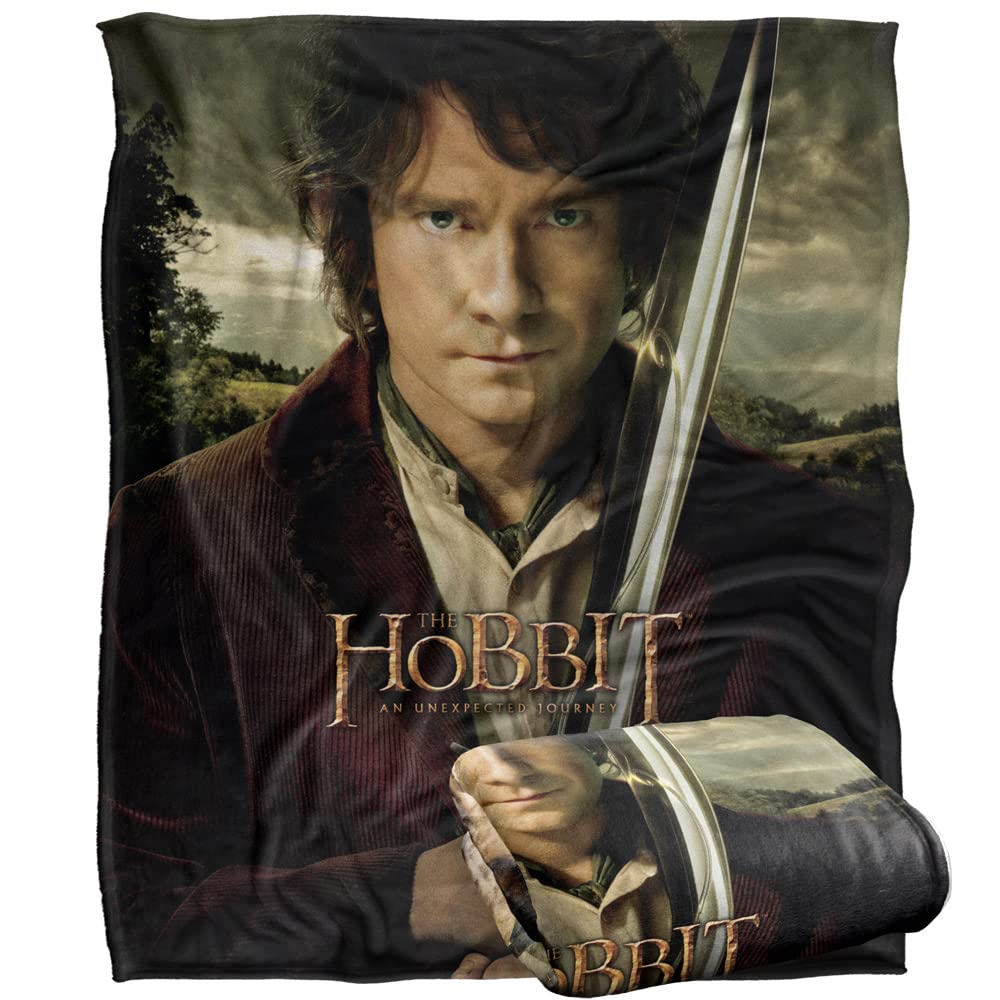 HOBBIT The an Unexpected Journey Poster Silky Touch Super Soft Throw Blanket 152 x 127 cm