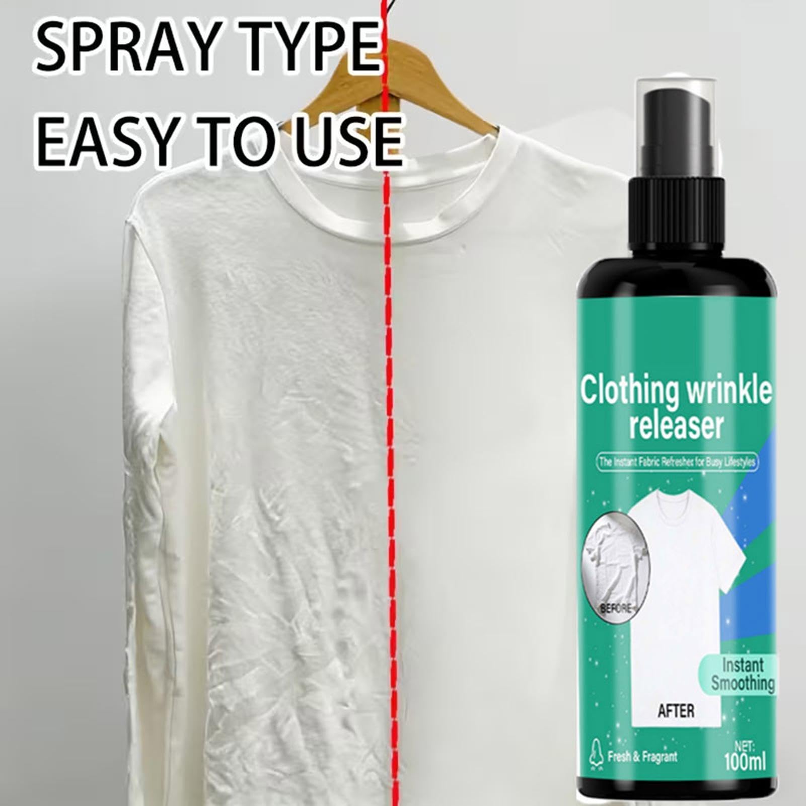 Fabric Starch Spray, 3.9x14cm, 100ml Sizing Mist, Ironing Aid, Clothing Care, Pressing Garments, Laundry Maintenance, Smoothing Apparel Finishing
