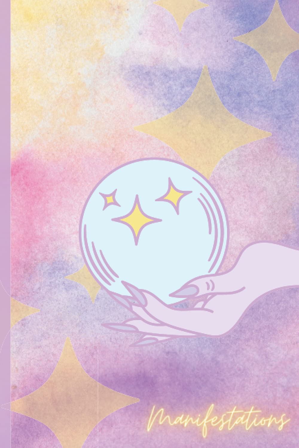 Manifestations Notebook Journal: Cute Cosmic Manifestation Blank Lined Notebook Journal Matte