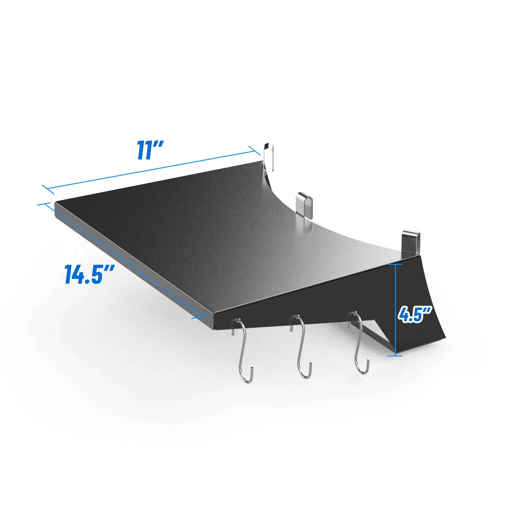 Charkettle - Estante de mesa para parrilla compatible con parrillas Weber de 22 pulgadas, parrilla de carbón para exteriores, accesorios de barbacoa con ganchos 2