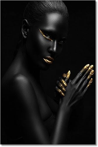 Miniatura 4 de Cuadro de arte de pared de lienzo, lienzo de arte de primer plano de chica americana europea, carteles para decoración de sala de estar, 70x105cmx2