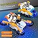 Electric Stunt Motorcycle Toy with Lights and Sound Effects, Dirt Bike Toys with Exclusive Sideways Glide,Gift for Kids 5-12 Universal Driving, Transforming Design,Whit