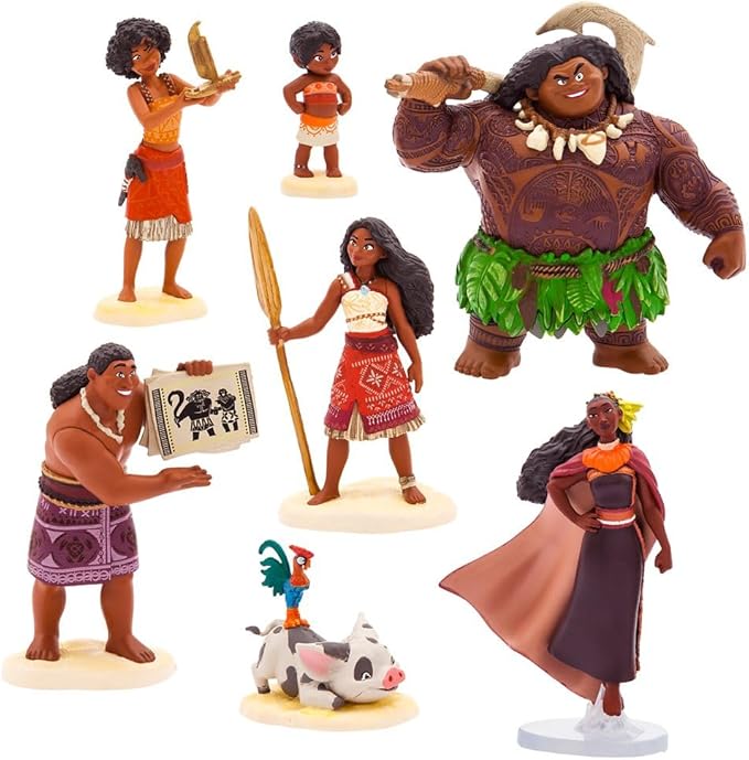 First Live-Action Moana Trailer Faces Backlash on YouTube 3 61oRDSltSYL. AC SX679 Disney Store Official Moana 2 Figure Set – 7 Fully Sculpted Disney Figures Including Moana, Simea, Maui, Pua with Heihei, Matangi, Loto & Moni with Scenic Backgrounds