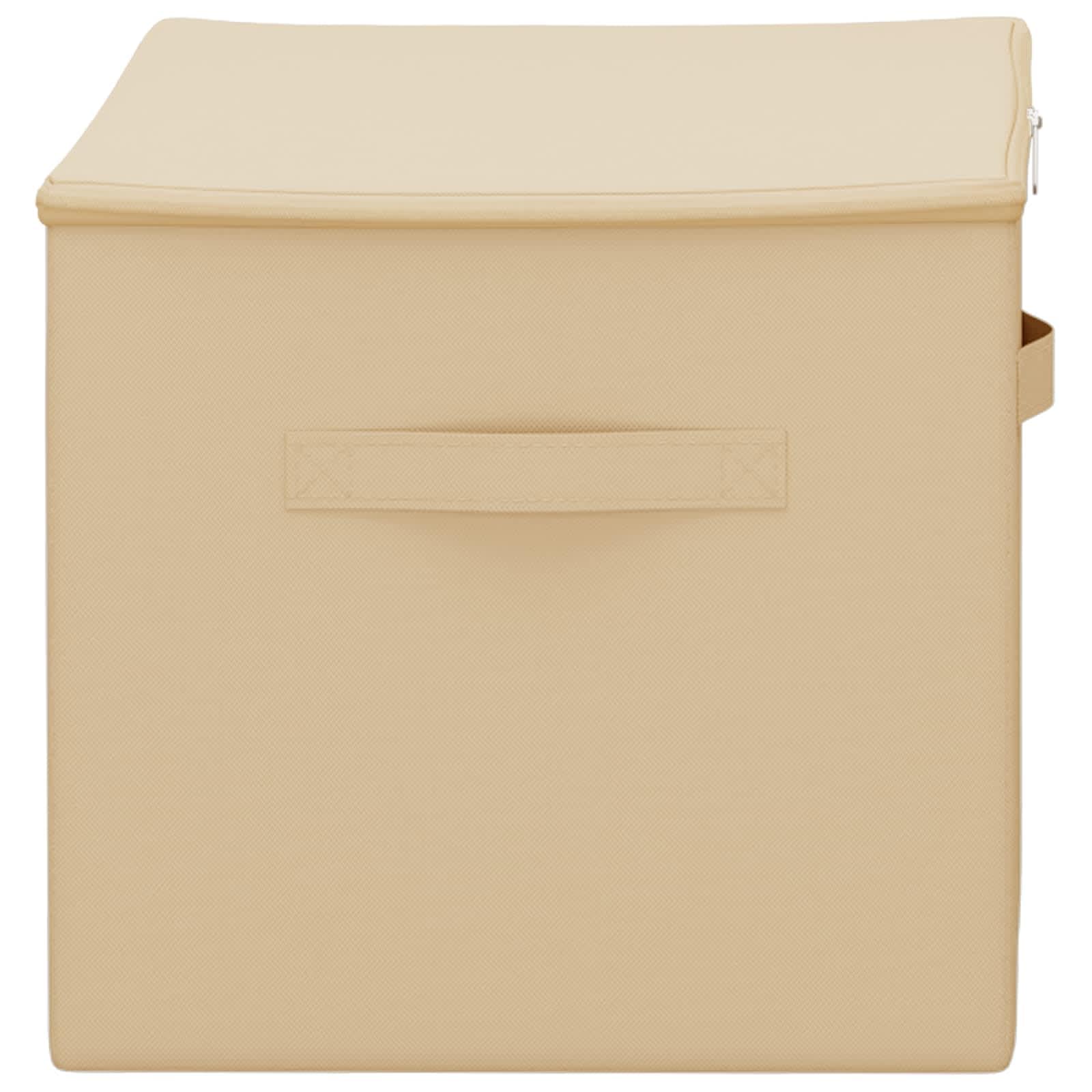 Scatola Stoccaggio 24 pz Tessuto non tessuto 55 x 35 x 32 cm Pieghevole