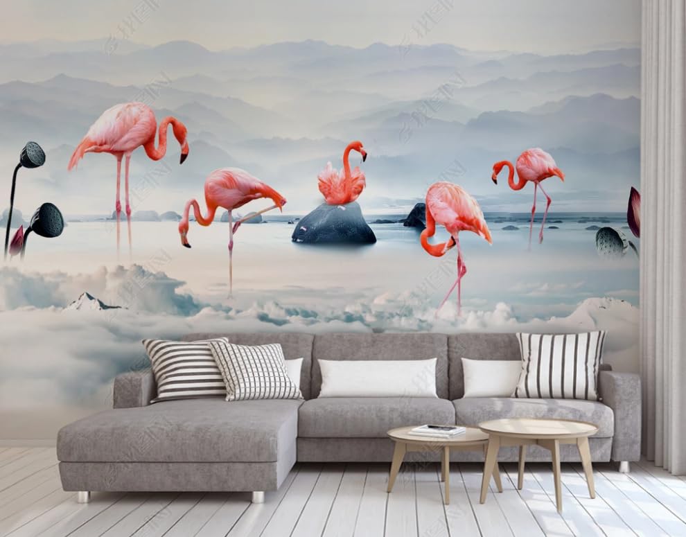 Poster geant mural paysage lointain pour chambre parentale - 2