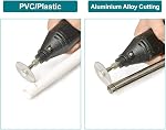 6 Lames de scies rotatives Pcs Lames à disque de scie en acier Lames coupantes de roues avec manchon droit de 1/8" pour foreuses Dremel Fordom Outils rotatifs (22mm 25mm 32mm 35mm 44mm 50mm)