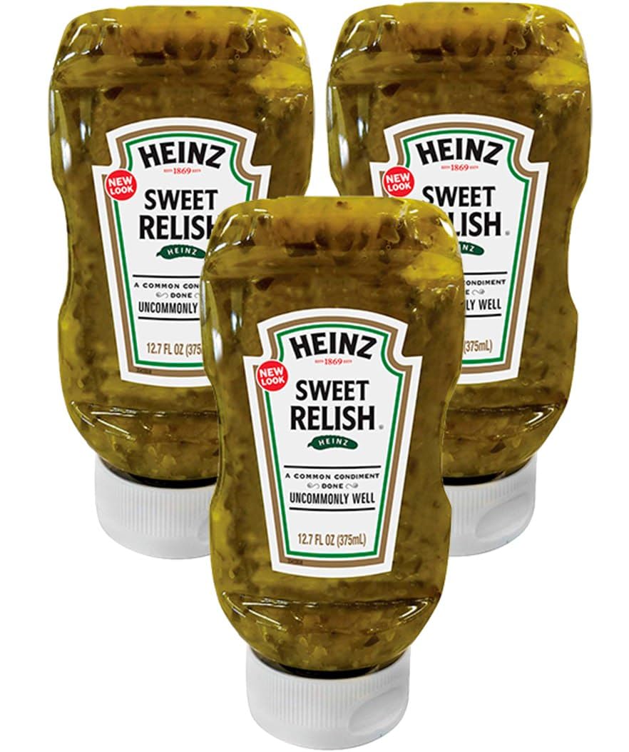 Heinz Sweet Relish Botella 375ml Pack 3 uds