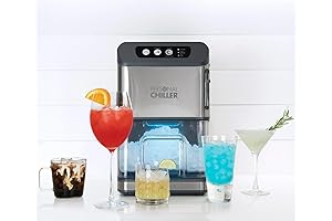 PERSONAL CHILLER Self-Cleaning Nugget Ice Maker Machine - 55 lbs/24h