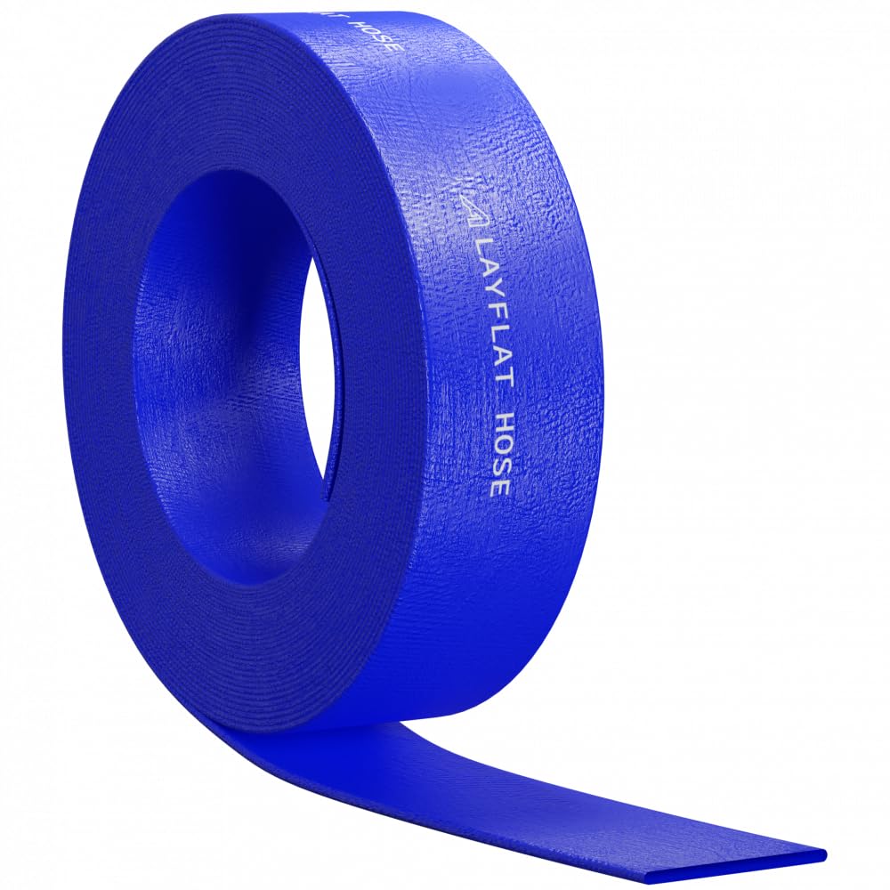 ap automotive Layflat - Manguera de descarga de agua (51 mm, 30 m), color azul