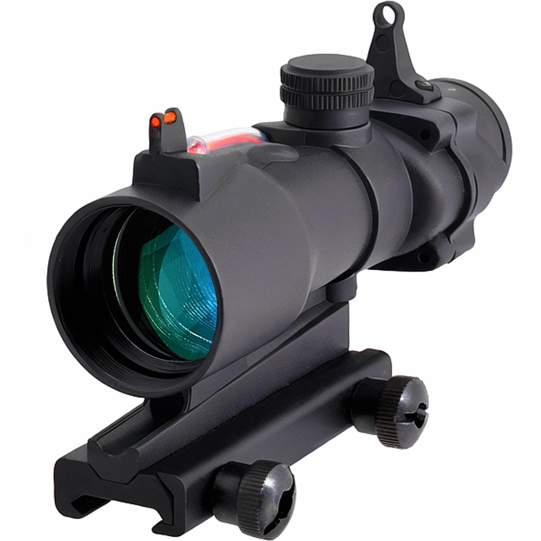 4x32 Red Fiber Dot Scope with Sight System for Picatinny 20mm Rail
