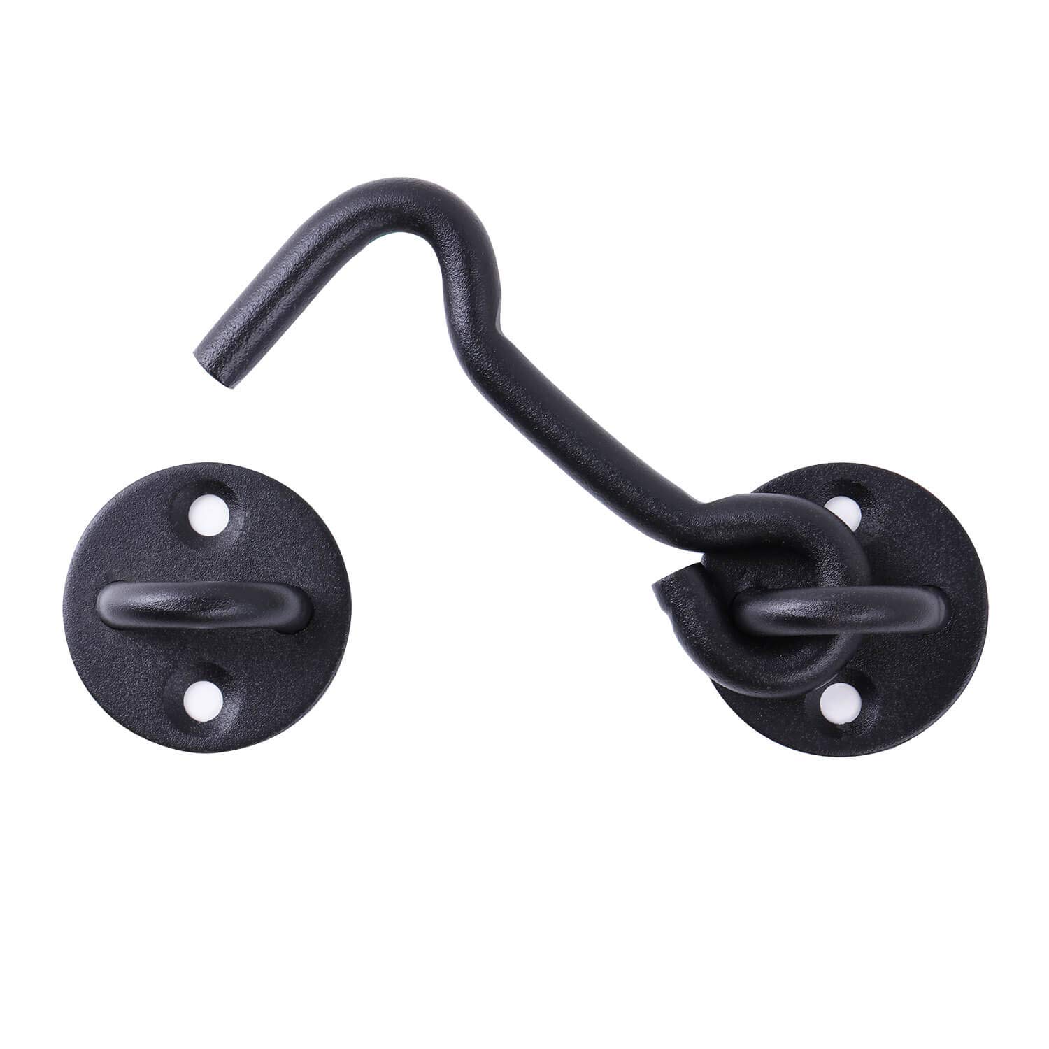 Buy 4 Inch Cabin Hook Door Latch Hook and Eye Latch Lock for Sliding