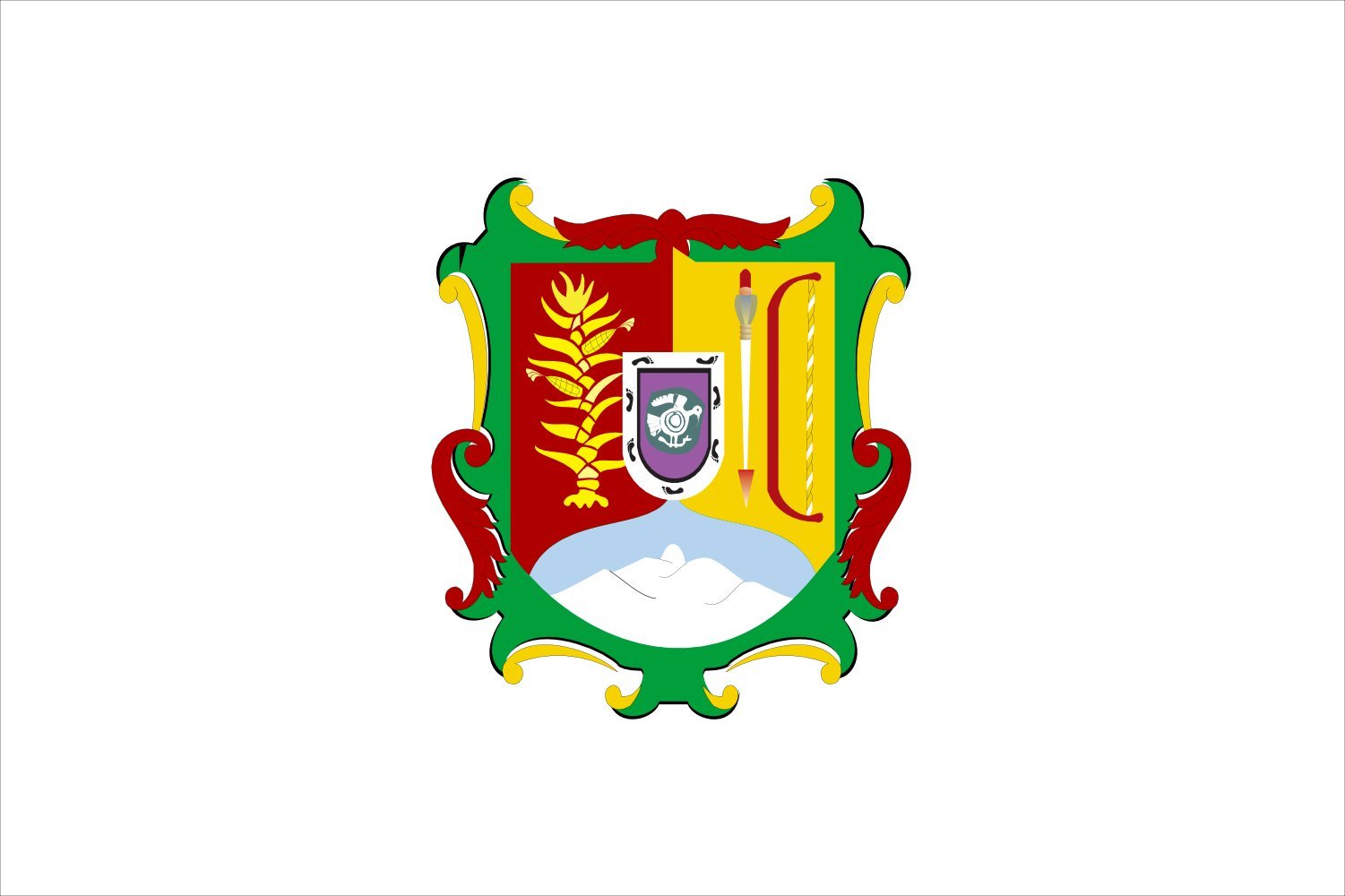 Drapeau Nayarit Mexique grand format en tissu résistant pour mât extérieur