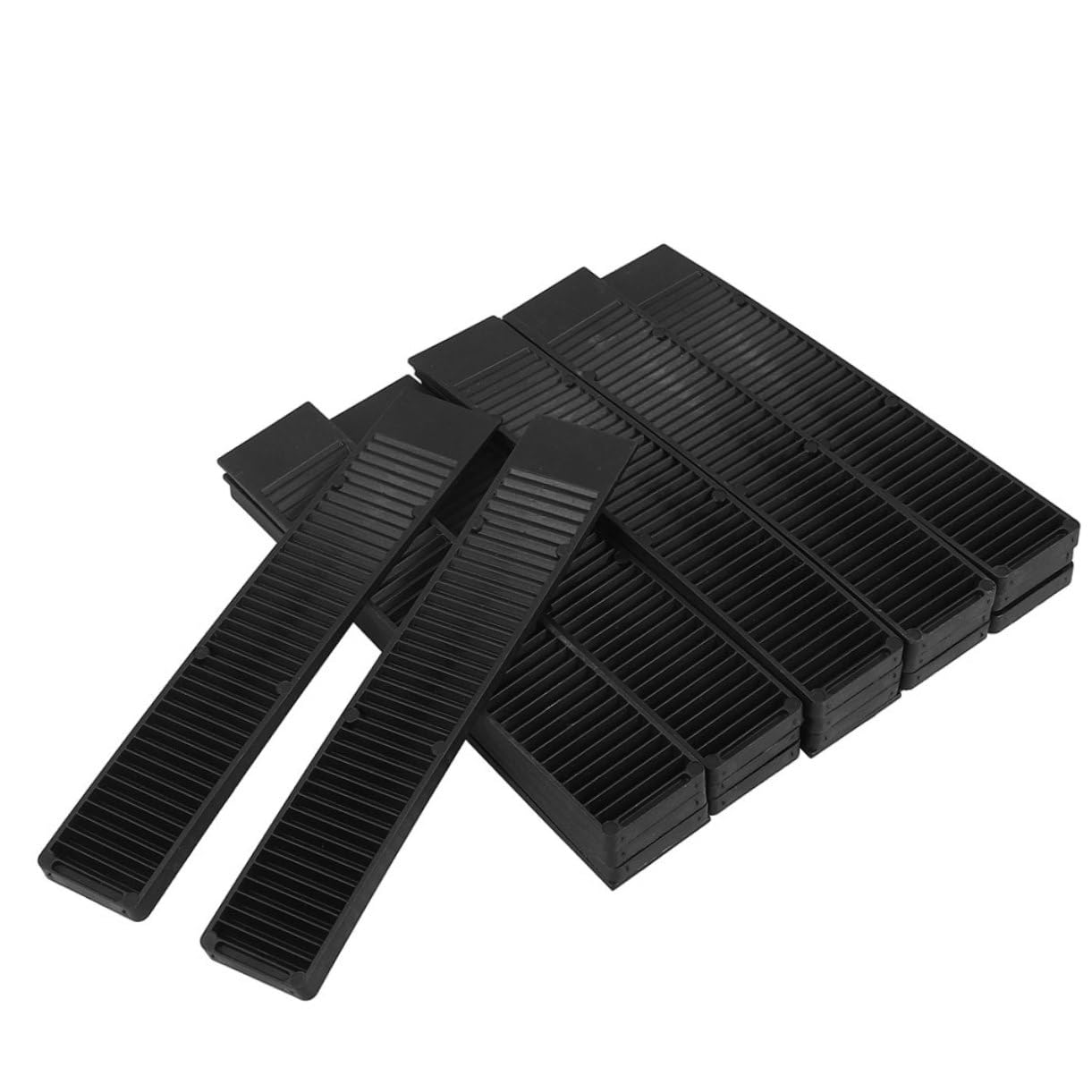 NULYLU 18pcs Furniture Spacers Furniture Levelers Door Shims Cabinet Shims Restaurant Table Shims Wedge Levelers Shims Table Wedges Shims Doors Windows Levelers Table Leveler Plastic