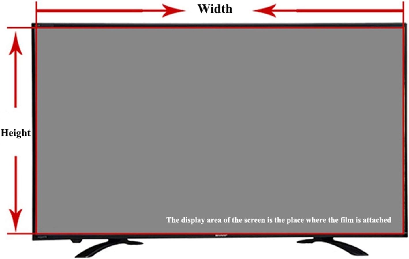 Matte Anti Glare Monitor Screen Protector for Students, Pregnant Woman, Game Lovers, Relieve Eye Fatigue Radiation Protection Film Customizable Anti-Glare Filter Film ALGFree