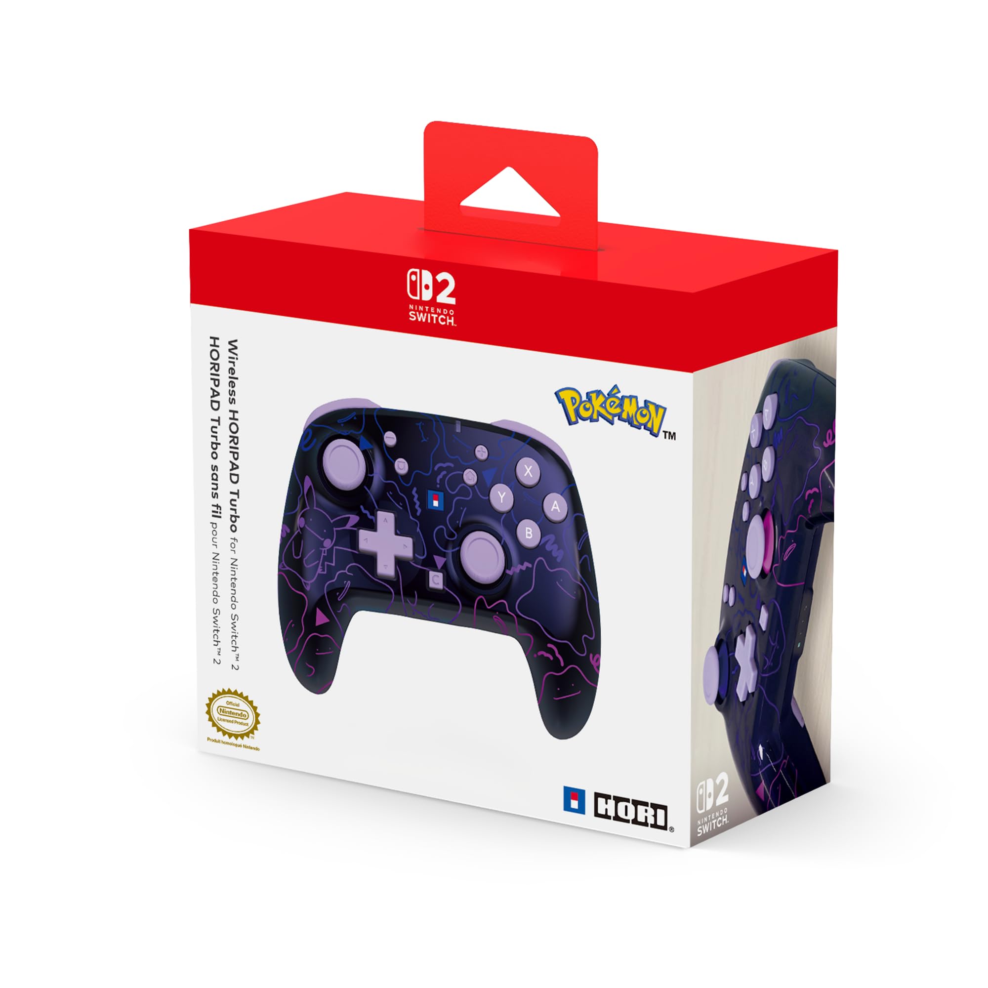 Manette HORIPAD Turbo sans fil (Métamorph) pour Nintendo Switch 2