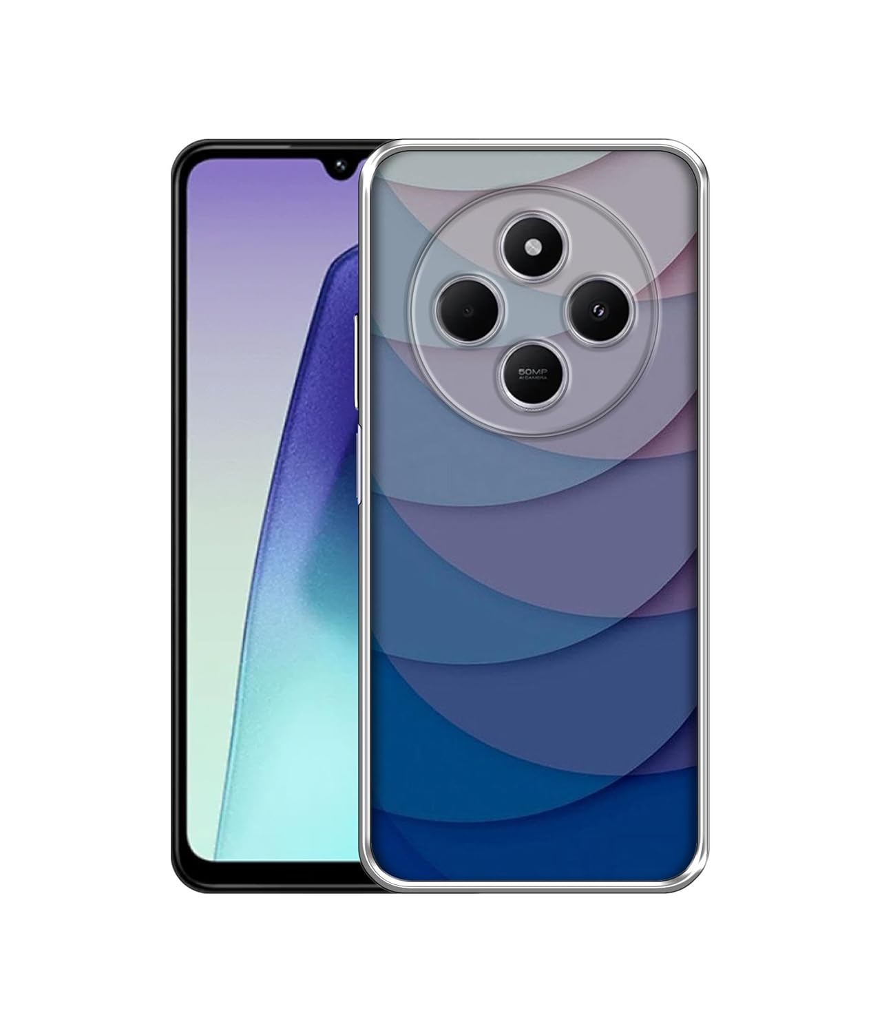 Waves Pattern Print Design Printed Silicon Soft TPU Back Case Cover for Mi Redmi A4 5G / 14C 5G / 14R 5G / Poco C75 5G Waves Pattern Print Design Printed Silicon Soft TPU Back Case Cover for Mi Redmi A4 5G / 14C 5G / 14R 5G / Poco C75 5G