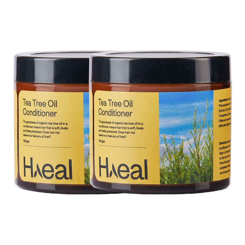 HAEALMystical Tea Tree Oil Conditioner for Anti-inflammatory Effect (Pack of 2), 2 x 100gm