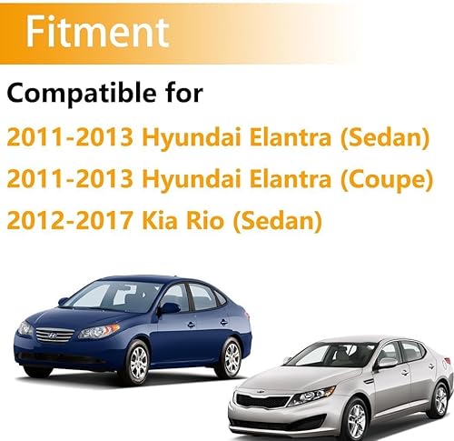 Miniatura 2 de Sensor del sistema de monitoreo de presión de neumáticos (TPMS) preprogramado compatible con modelos seleccionados de Hyundai Kia 2011-2013 Elantra,